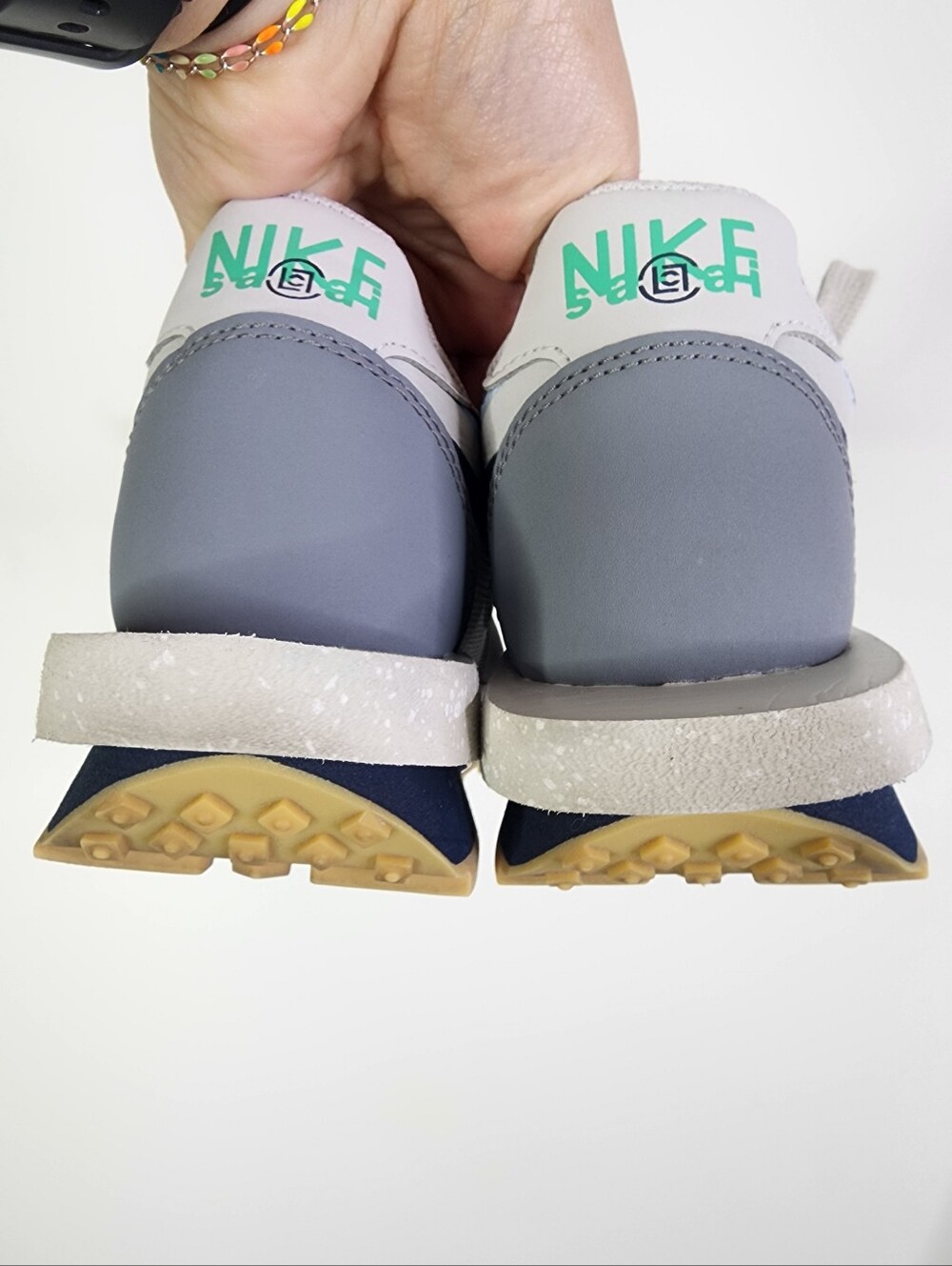 Women 7, Men 5.5, LDWaffle x sacai x CLOT Cool Grey $180.00 - Picture 8 of 8